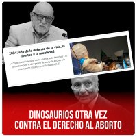 Dinosaurios otra vez contra el derecho al aborto