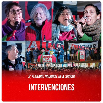 2° Plenario Nacional de A Luchar / Intervenciones