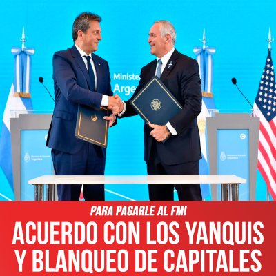 Para pagarle al FMI / Acuerdo con los yanquis y blanqueo de capitales