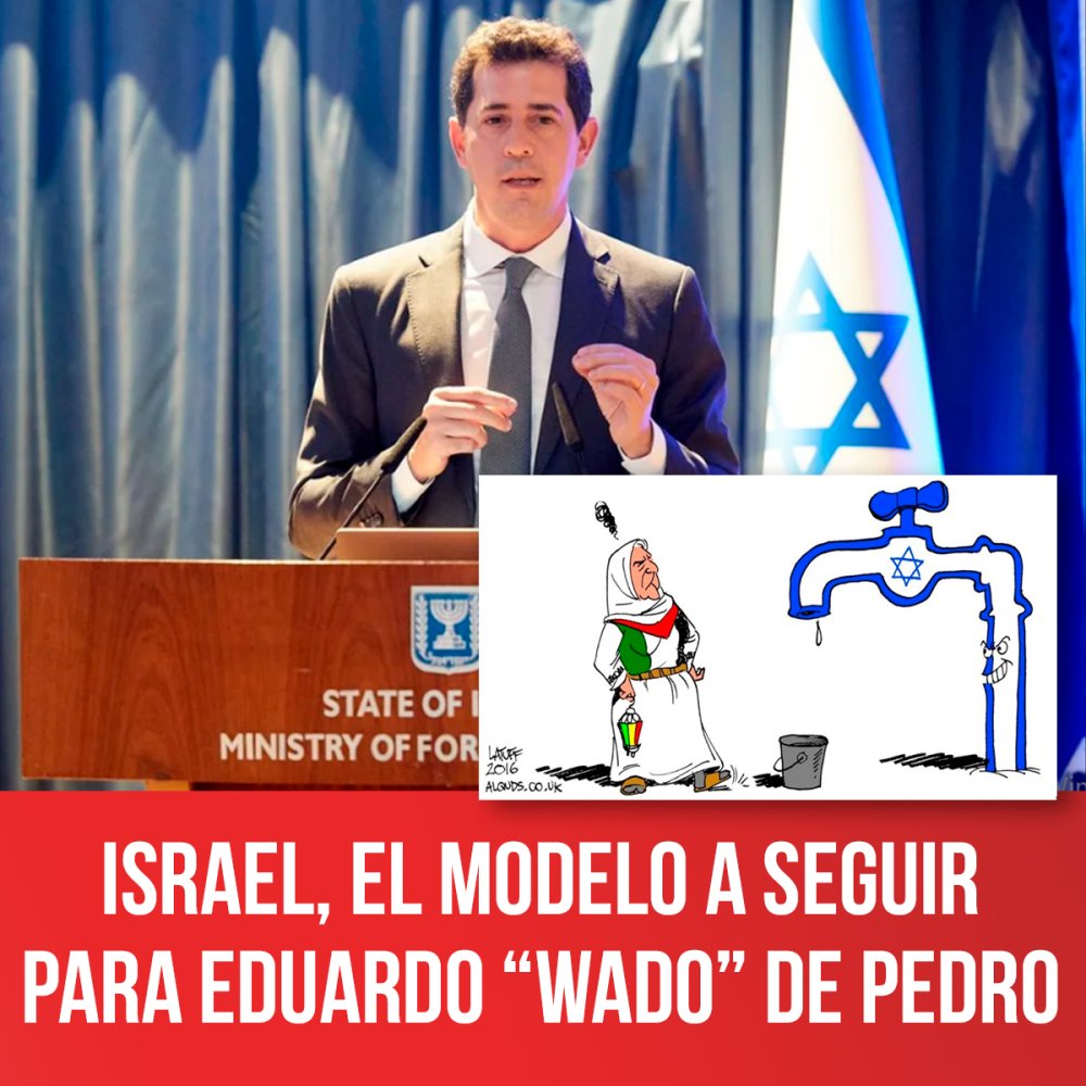 Israel, el modelo a seguir para Eduardo “Wado” de Pedro