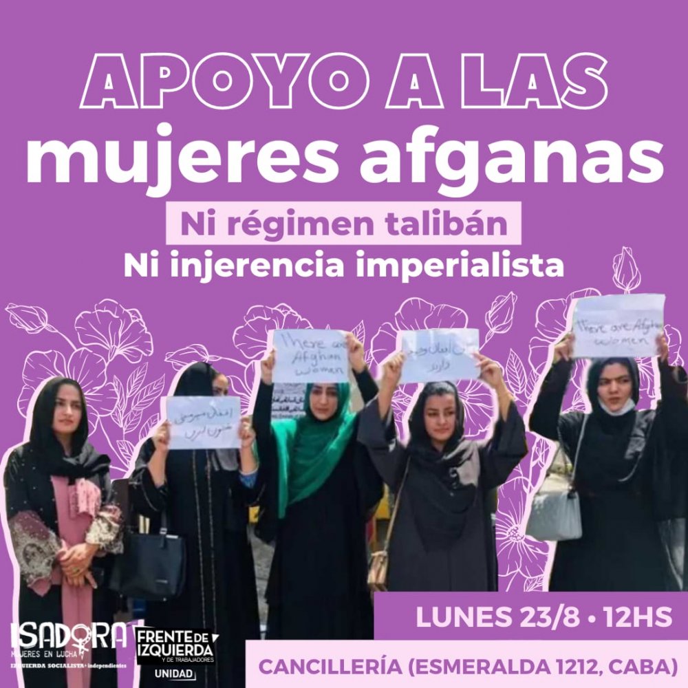 Cancilleria 23/08 12hs – Todo el apoyo a las mujeres y disidencias afganas