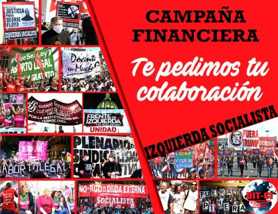 Campaña Financiera de Izquierda Socialista: te pedimos tu colaboración