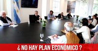 ¿No hay plan económico?
