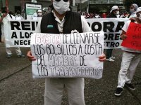 Penta en pie de lucha