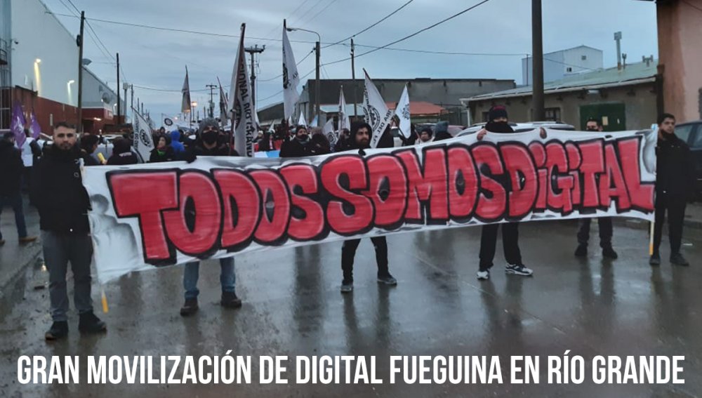 Gran movilización de Digital Fueguina en Río Grande
