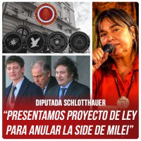 Diputada Schlotthauer “Presentamos proyecto de ley para anular la SIDE de Milei”