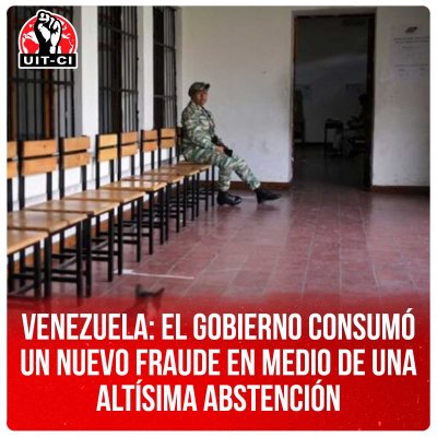 Venezuela: El gobierno consumó un nuevo fraude en medio de una altísima abstención