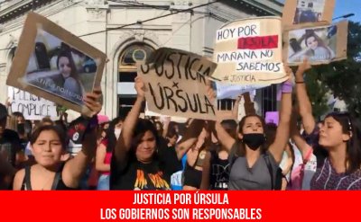 Justicia por Úrsula. Los gobiernos son responsables