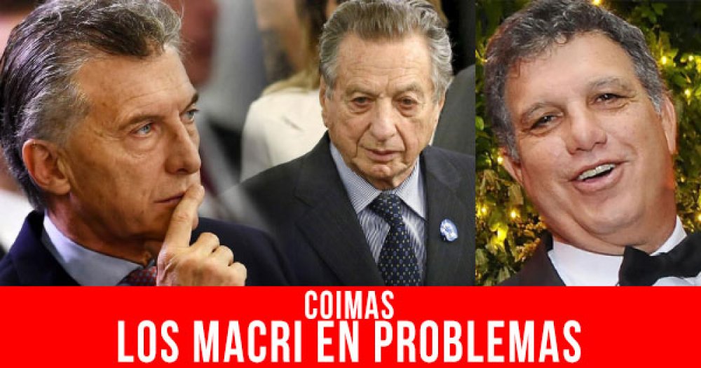 Coimas: Los Macri en problemas