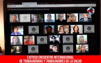 Exitoso encuentro internacional de trabajadoras y trabajadores de la salud