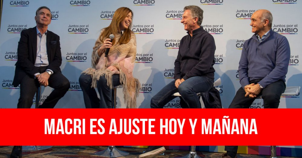 Macri es ajuste hoy y mañana