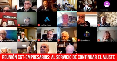 Reunión CGT-Empresarios: al servicio de continuar el ajuste