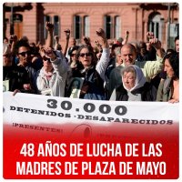 48 años de lucha de las Madres de Plaza de Mayo