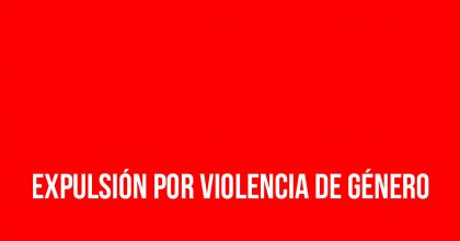 Expulsión por violencia de género