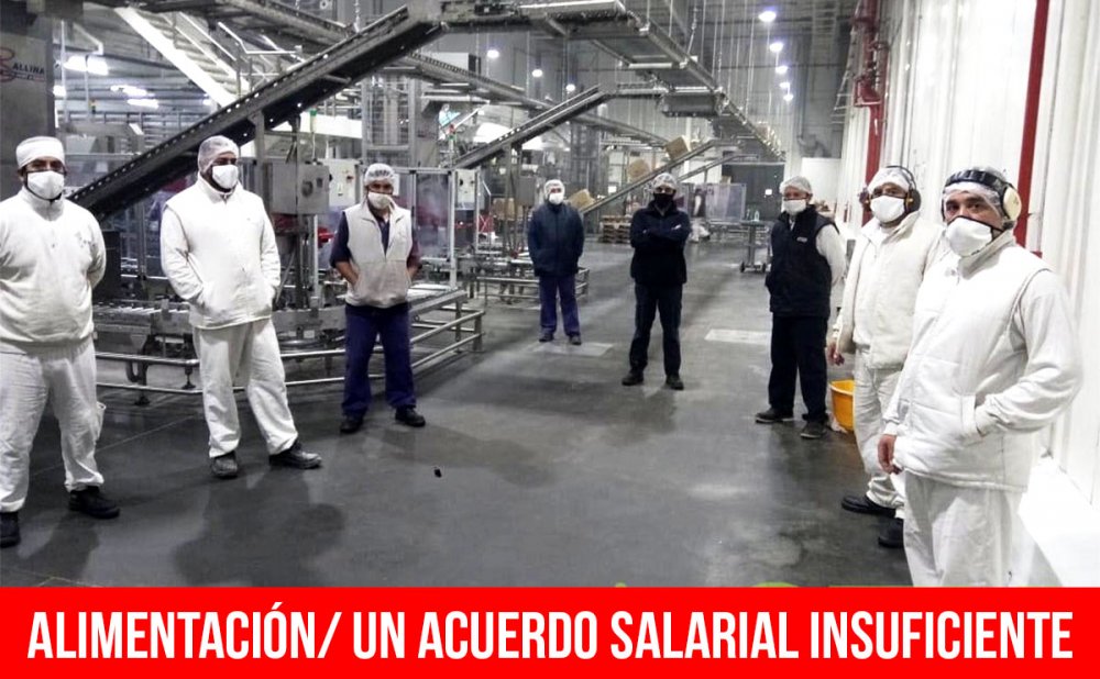 Alimentación/ un acuerdo salarial insuficiente
