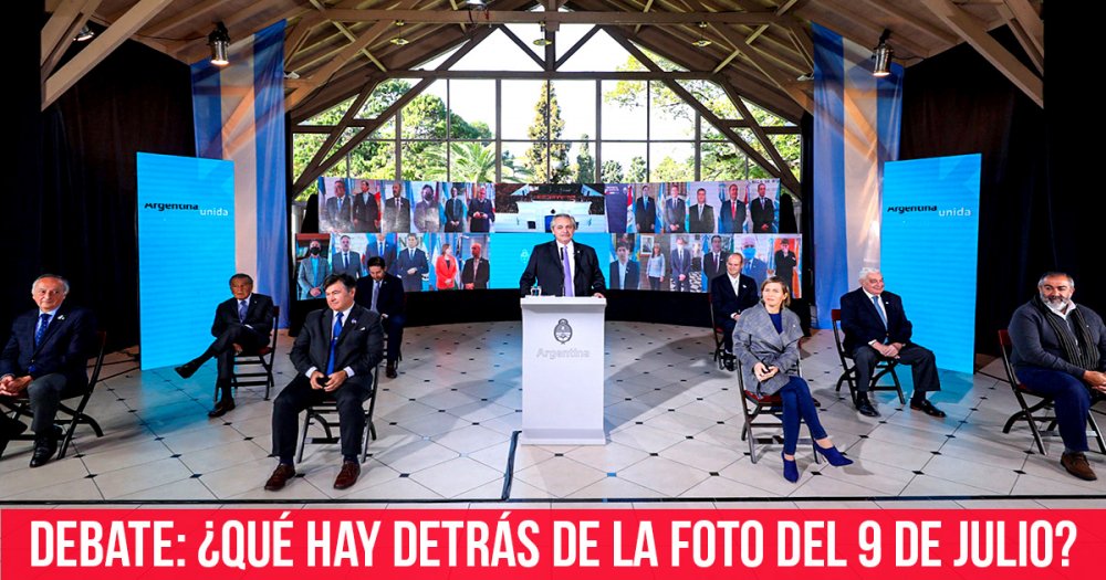 Debate: ¿Qué hay detrás de la foto del 9 de julio?