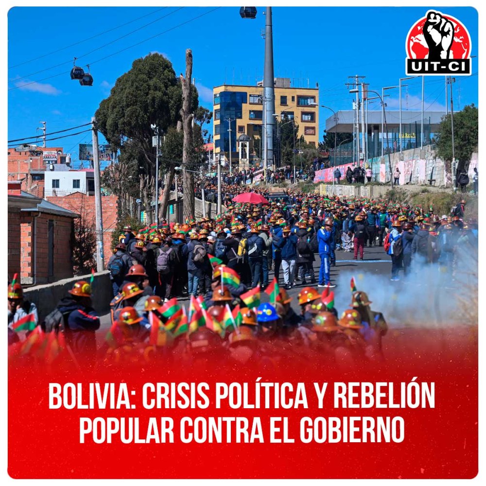 Bolivia: crisis política y rebelión popular contra el gobierno