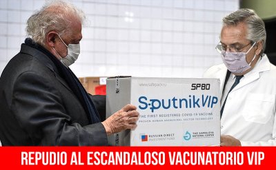 Repudio al escandaloso vacunatorio vip