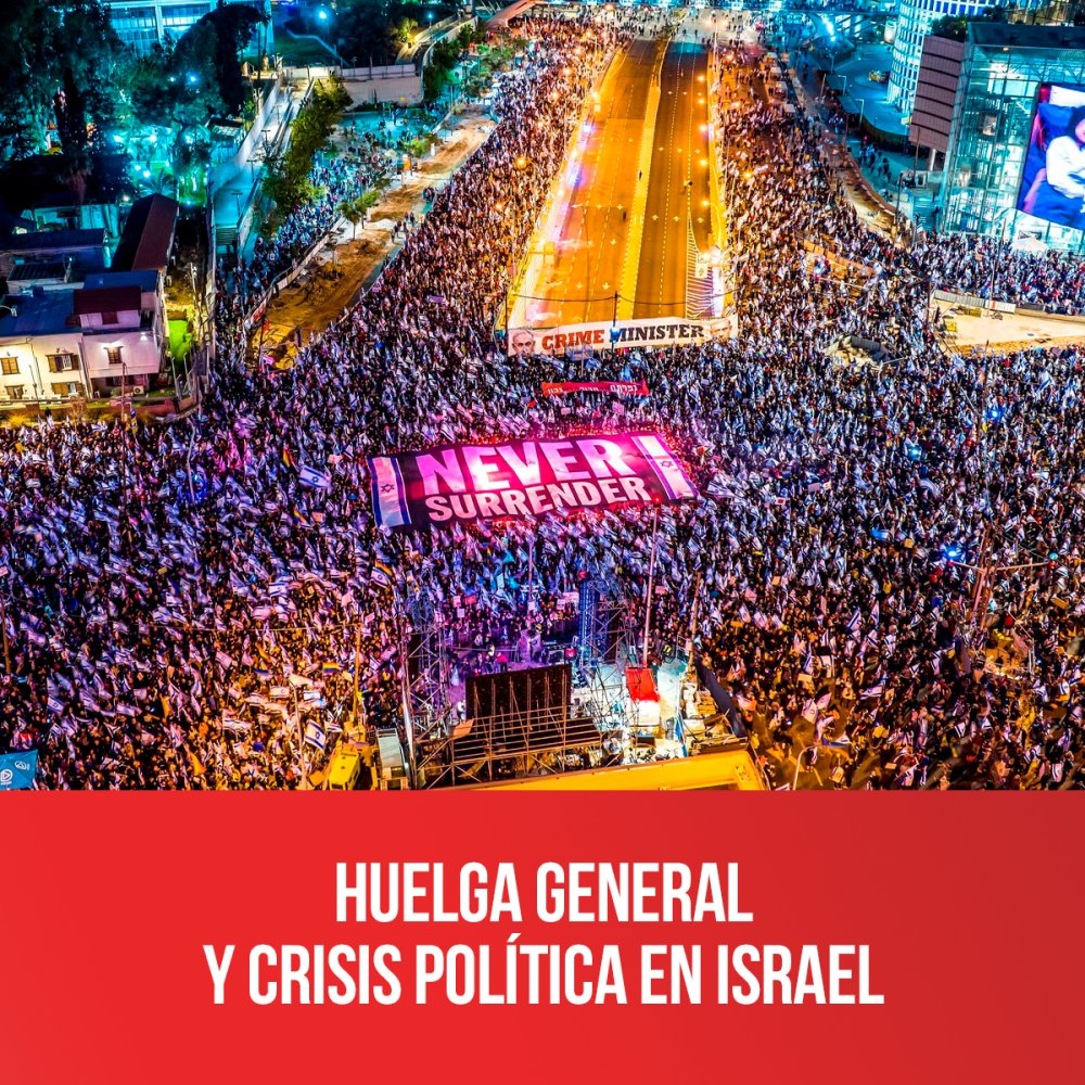 Huelga general y crisis política en Israel