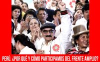 Perú. ¿Por qué y cómo participamos en el Frente Amplio?
