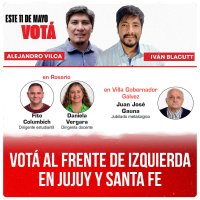 Votá al Frente de Izquierda en Jujuy y Santa Fe