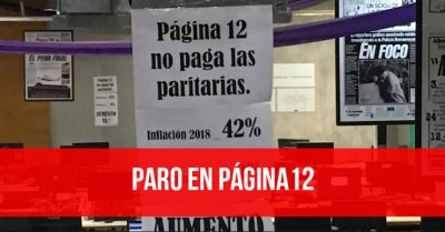 Paro en Página12