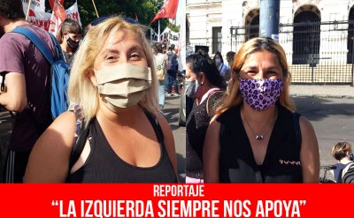 Reportaje. "La izquierda siempre nos apoya"