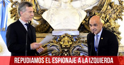 Repudiamos el espionaje a la izquierda