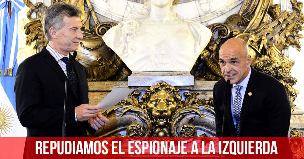 Repudiamos el espionaje a la izquierda