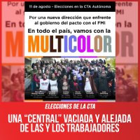 Elecciones de la CTA / Una “central” vaciada y alejada de las y los trabajadores