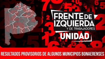 Resultados provisorios de algunos municipios bonaerenses