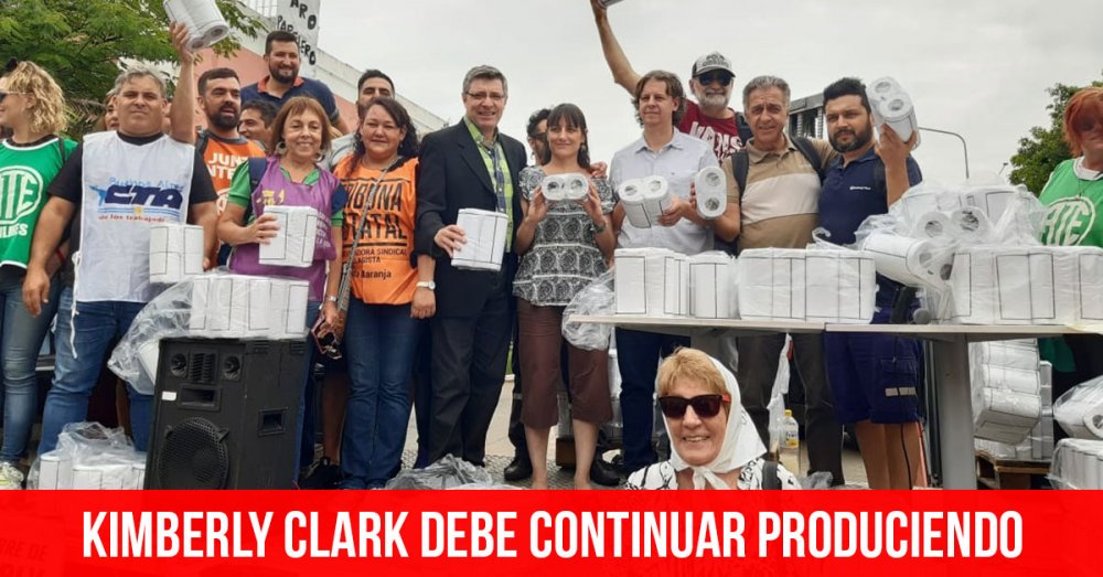 Kimberly Clark debe continuar produciendo