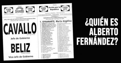 ¿Quién es Alberto Fernández?