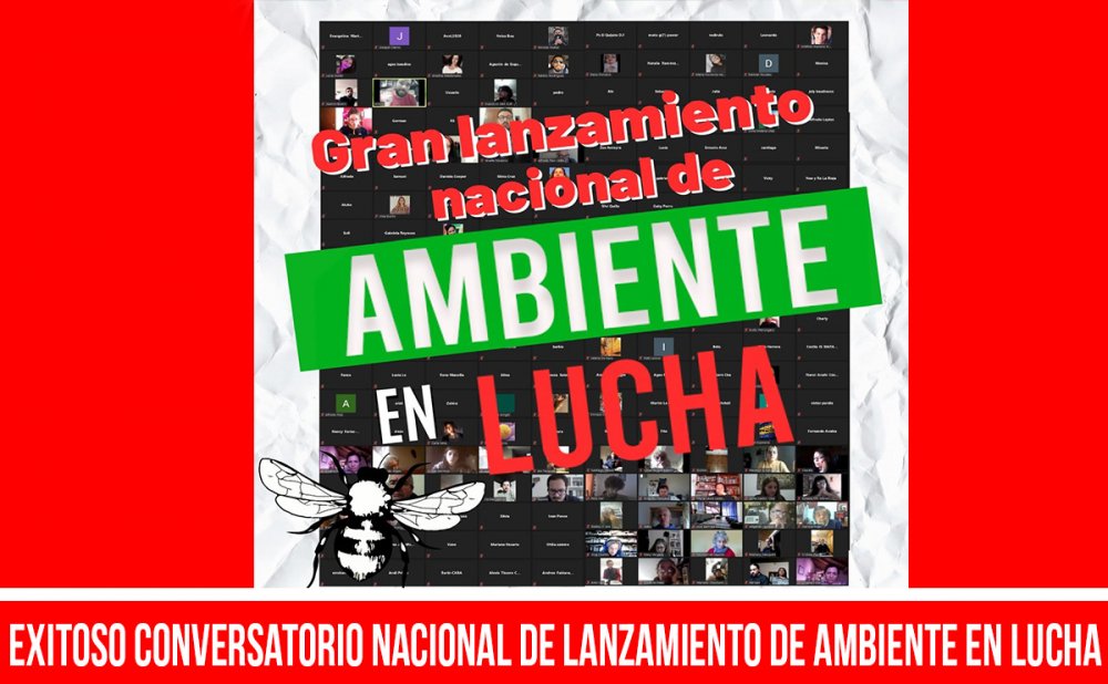 Exitoso conversatorio nacional de lanzamiento de Ambiente en Lucha