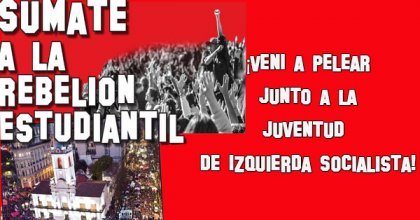 Sumate a la rebelión estudiantil