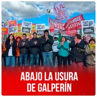 Abajo la usura de Galperín