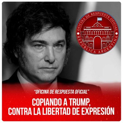 “Oficina de respuesta oficial” / Copiando a Trump, contra la libertad de expresión