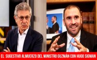 El sugestivo almuerzo del ministro Guzmán con Hugo Sigman