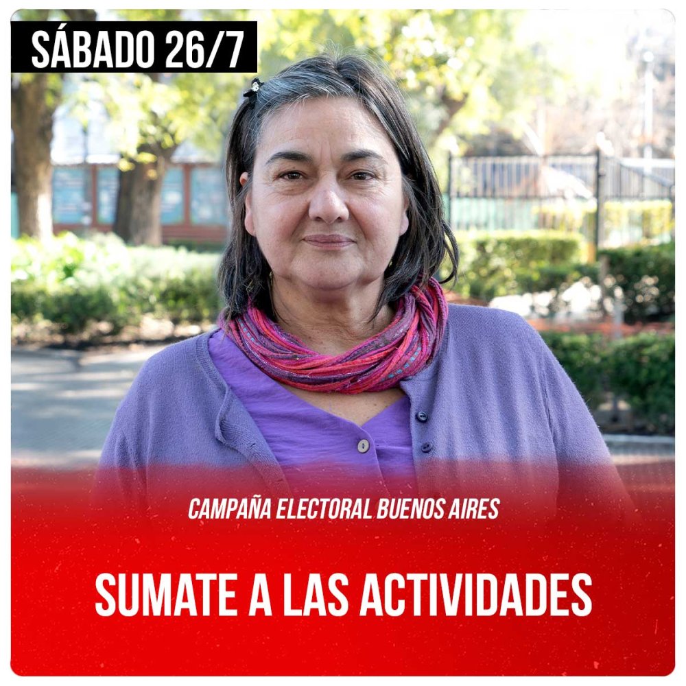 Campaña electoral Bs As / Sumate a las actividades