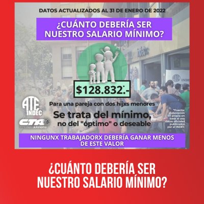¿Cuánto debería ser nuestro salario mínimo?
