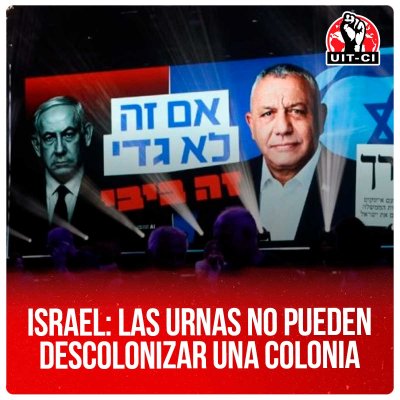 Israel: Las urnas no pueden descolonizar una colonia