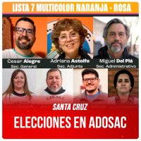 Santa Cruz / Elecciones en Adosac