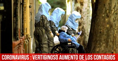 Coronavirus: vertiginoso aumento de los contagios