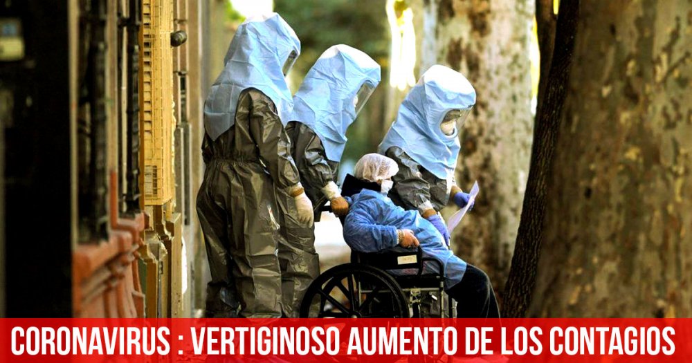 Coronavirus: vertiginoso aumento de los contagios