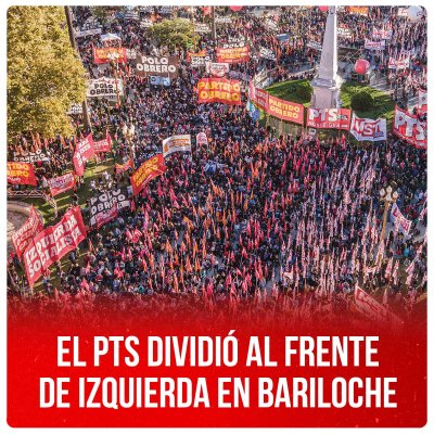 El PTS dividió al Frente de Izquierda en Bariloche
