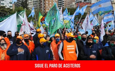 Sigue el paro  de aceiteros