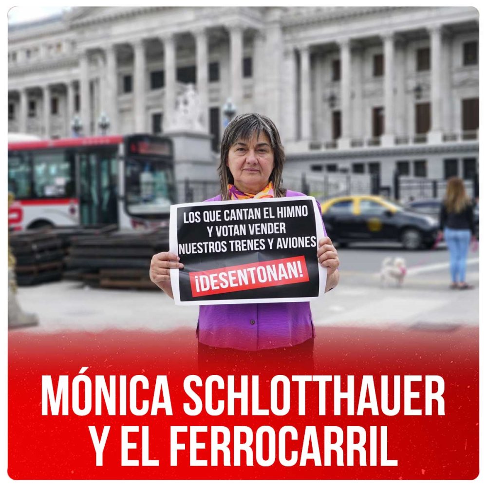 Mónica Schlotthauer y el ferrocarril*