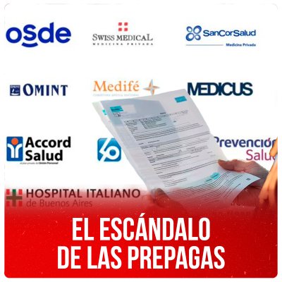 El escándalo de las prepagas