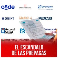 El escándalo de las prepagas