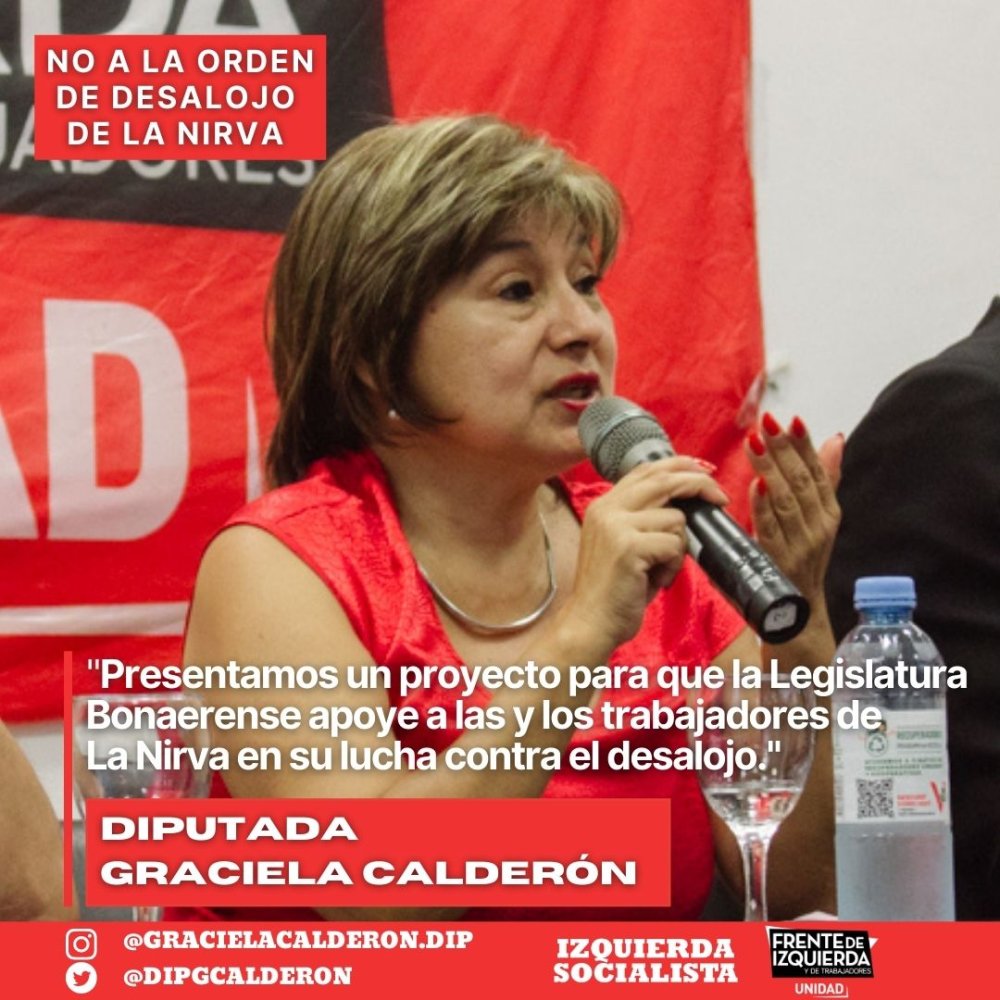 Proyecto de Declaración / Apoyemos la lucha de las y los trabajadores de La Nirva. ¡No al desalojo!